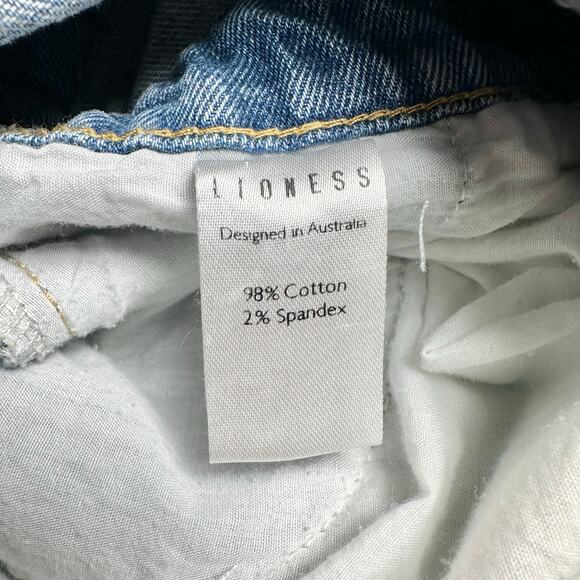 Lioness | Women | U Know What’s Up Y2K Short Denim Button Up Romper | Medium - Picture 9 of 16